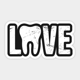 LOVE – Tooth Dentist Design Sticker